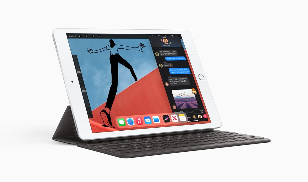 New Apple IPad (10.2-inch, Wi-Fi + Cellular, 32GB) Space Grey 8th Gen )